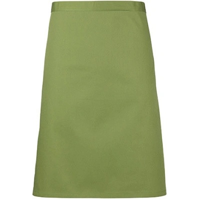 Premier Workwear Pracovní zástěra středně dlouhá PR151 Oasis Green Pantone 371 70x50cm