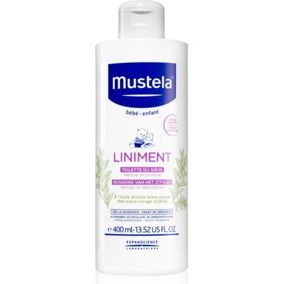 Mustela Bébé Liniment почистващо мляко за деца от раждането им 400ml