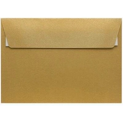 Metalická (perleťová) obálka zlatá C5 (162x229mm) PS
