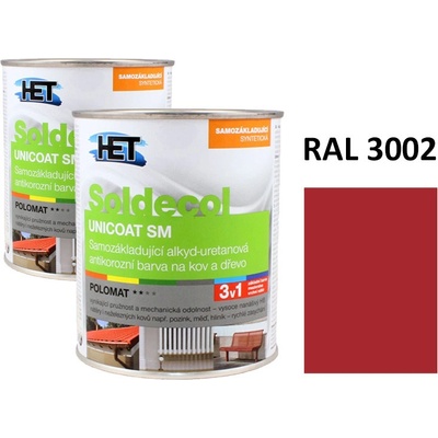 Soldecol UNICOAT SM 0,75L RAL 3002