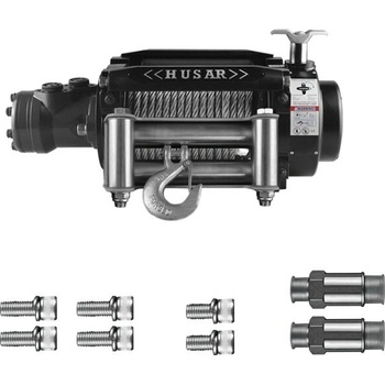 HUSARWINCH Hydraulický naviják Husar Winch BST H 15000, Ocelové lano