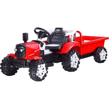 Joko PA0234 elektrický traktor s přívěsem červená