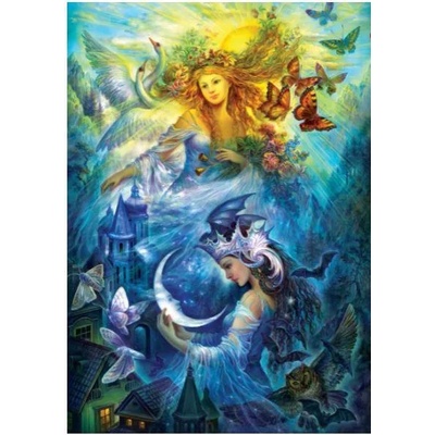 Art Puzzle - Puzzle The Day and Night Princesses - 1 000 piese