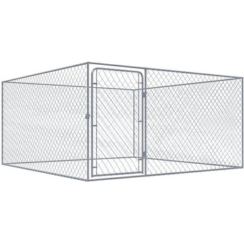 Shumee Psí kotec pozinkovaná ocel 200 x 200 x 100 cm