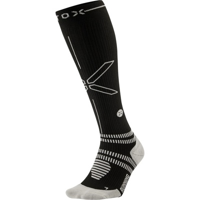 STOX Energy Socks Дамски чорапи за бягане STOX Energy Socks Women's Running Socks - Black / Light Grey - размер 40-42 (EU) (207-2122-0114)