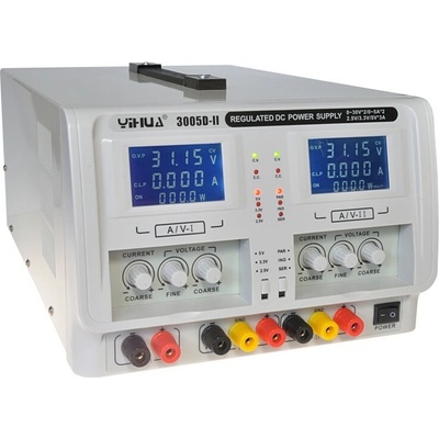 Yihua 3005D-II 3-kanálový laboratorní zdroj 30V 5A