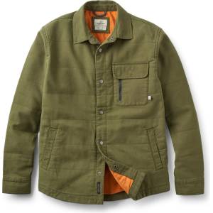 Passenger Мъжка риза с копчета Passenger Taranaki Canvas Quilted Overshirt Shirt - Khaki - размер XL (033-2669-0114)