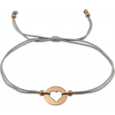 Bangles srdce & nylonová šňůrka 639