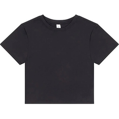 Just Cool Dámske recyklované skrátené tričko JC215 Jet Black