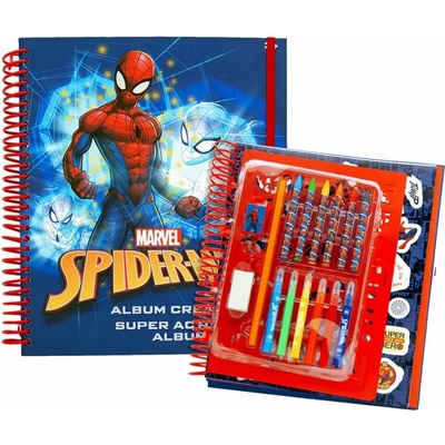 TOYCOMPANY Kreativní a zábavní sešit sada Spiderman