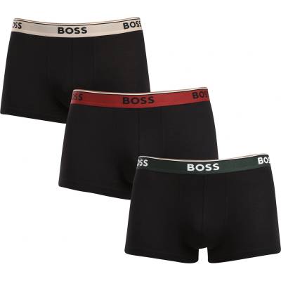 BOSS Комплект от три - мъжки боксерки BOSS черни BOSS | Cheren Mnogotsveten | МЪЖЕ | M