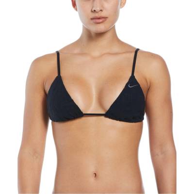 Nike Retro Flow Tie String Bikini Top - Black