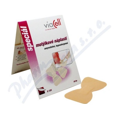 Viacell C122 motýlikové náplasti 42 x 72 mm 10 ks