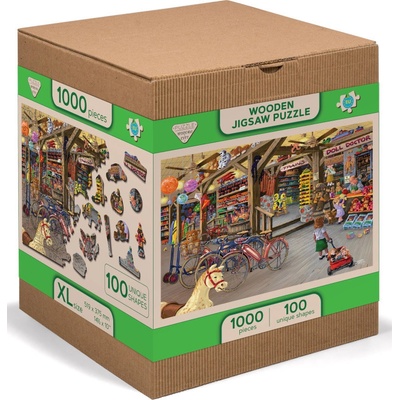 Wooden City Dřevěné Hračkářství XL1010 dílků