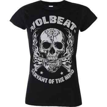 Image 1 of HYBRIS тениска дамска Volbeat - Skull & Crossbones - Black - HYBRIS - WMX-5-VB006-H34-3-BK