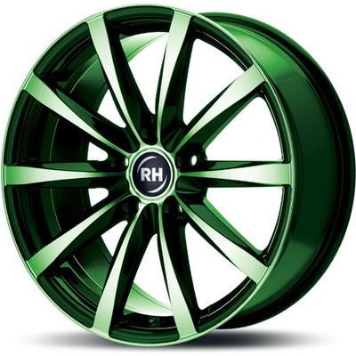RH RIMS GT Rad 10,5x21 5x114,3 ET56 color polished - green