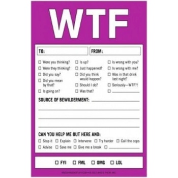 Knock Knock WTF Nifty Note