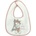 Bambino Casa Лигавник с бродерия Bambino Casa - Paris, Rosa (3012)