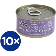 FISH4CATS Finest tuniak so ančovičkami 70 g