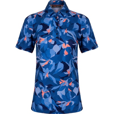 Kjus Women Eve Polo S/S M Damske Yonder Atlanta Blue