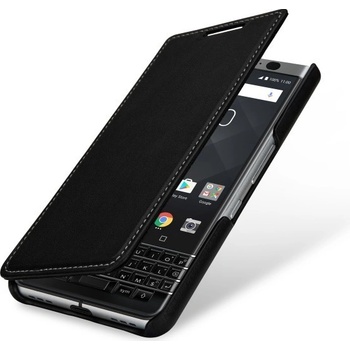 Pouzdro StilGut Book Type bez klipu BlackBerry KEYone černé