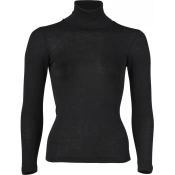 Engel Мъжко копринено термобельо Engel Roll-neck L/S Merino base layer - Black - размер 46/48 (EU) (014-1428-0214)