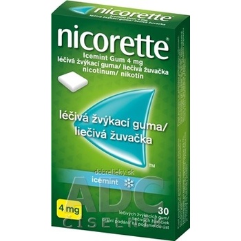 Nicorette Icemint Gum 4 mg gum.med.105 x 4 mg