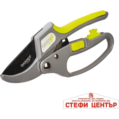 Gardex Tools Тресчотна лозарска ножица с наковалня strong gx (402911)