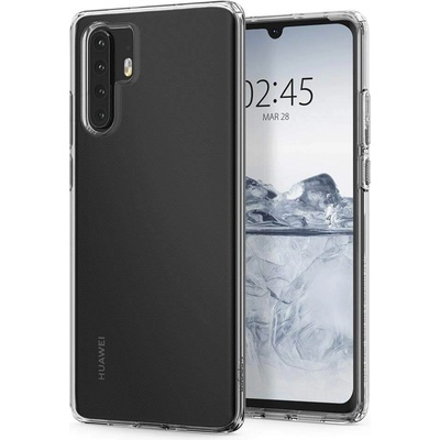 Spigen Liquid Crystal Case - тънък качествен силиконов (TPU) калъф за Huawei P30 Pro (прозрачен)