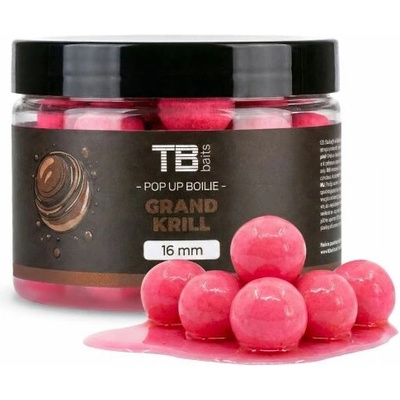 TB Baits plovoucí boilie Pop-Up Grand Krill + NHDC 50 g 12 mm