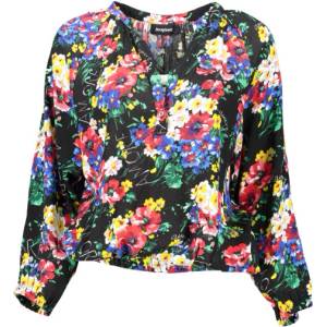 Desigual Дамска блуза с дълъг ръкав desigual, Цвят Черен (21wwbw36_nero_9019)