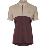 Vaude Фланелка с къс ръкав за колоездене Vaude Women's Matera Full Zip Tricot Cycling jersey - Dark Oak - размер 44 (EU) (156-1318-0815)