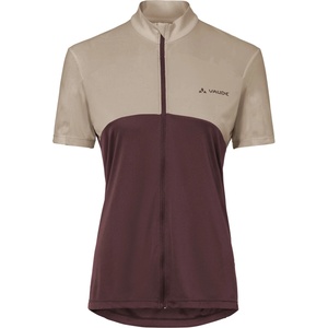 Vaude Фланелка с къс ръкав за колоездене Vaude Women's Matera Full Zip Tricot Cycling jersey - Dark Oak - размер 44 (EU) (156-1318-0815)