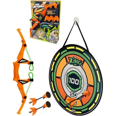 ZING Bullz Eye Luk se 3 šípy s terčem do vnitřních prostor plast 2 v krabici