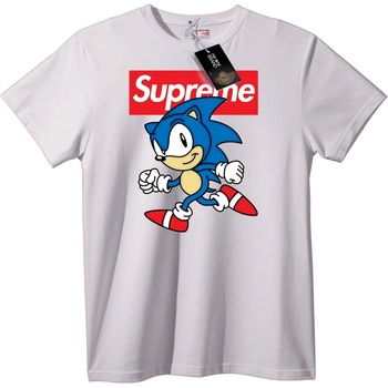 NOONEBRAND Sonic x Supreme тениска - L, White