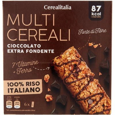 Cerealitalia cereálne tyčinky s horkou čokoládou 126g