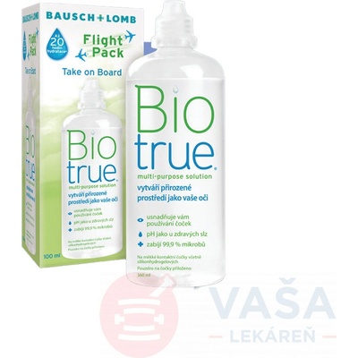 Bausch & Lomb Roztok Biotrue Flight Pack 100 ml