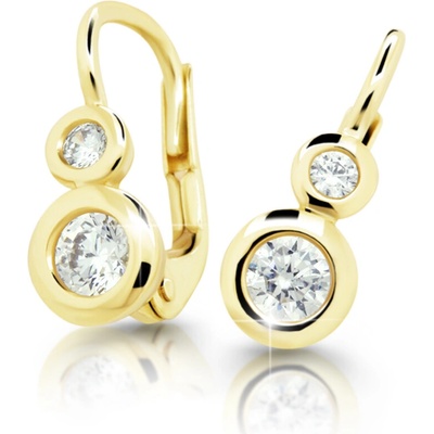 Cutie Jewellery - gold Zlaté náušnice Z60506-3826 se zirkony