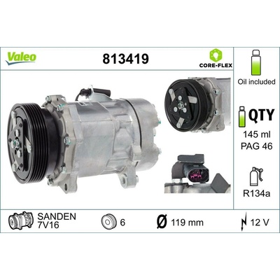 Kompresor, klimatizace VALEO 813419