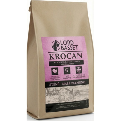 Lord Basset Štěně Bez obilovin Malá plemena Krocan & Kachna 6 kg