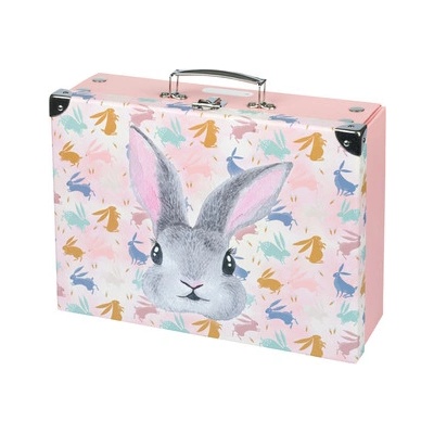 BAAGL Skládací školní kufřík Bunny s kováním
