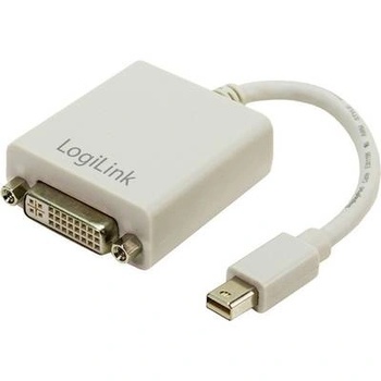 LogiLink DisplayPort - DVI átalakító adapter, 1x mini DisplayPort dugó - 1x DVI aljzat 24+5 pól. , fehér, LogiLink (CV0037) (CV0037)