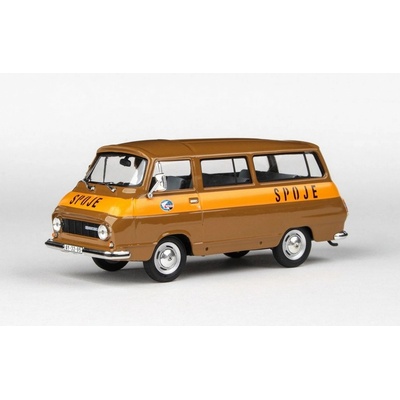 Abrex škoda 1203 MIKROBUS 1974 SPOJE hnědé 1:43