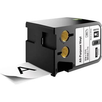 Image 1 of DYMO Самозалепващи индустриални етикети, DYMO XTL, винил, 54mm x 7m, черно/бели, 1868755 (1868755)