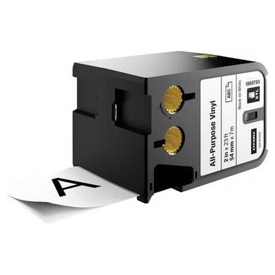 DYMO Самозалепващи индустриални етикети, DYMO XTL, винил, 54mm x 7m, черно/бели, 1868755 (1868755)