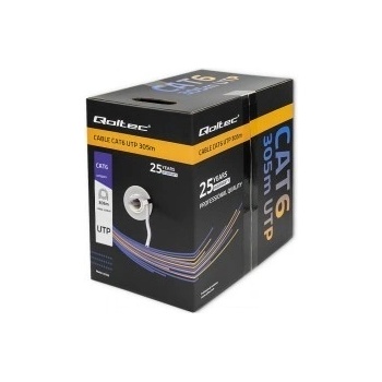 Qoltec 50359 UTP, CAT6, PVC, 305m, sivý