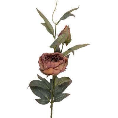 Clayre & Eef Umělá květina růžová – 83 cm