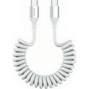 4smarts Кабел 4smarts спирален за USB-C, бял (4SM000023)