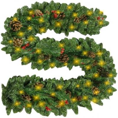 ISO TRADE Zasněžená vánoční girlanda 2,7m HQ – Zboží Mobilmania