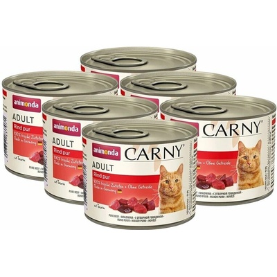 Animonda Carny Adult hovädzie mäso 6 x 200 g